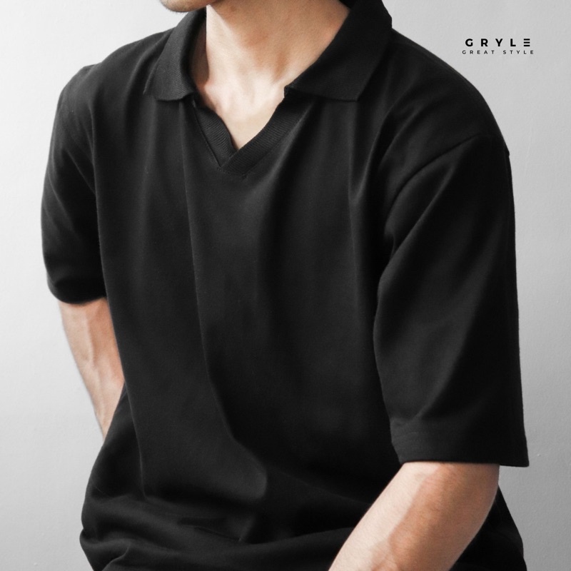 boxy polo shirt