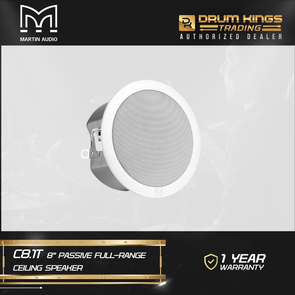 Martin Audio C8.1T 8" Passive Fullrange Ceiling Speaker Shopee