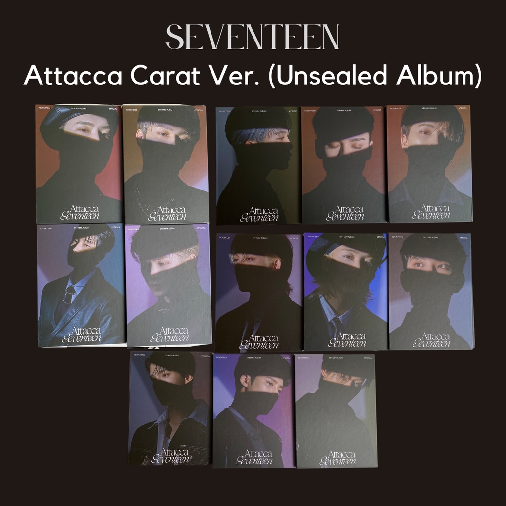 SEVENTEEN SVT Attacca Carat Version UNSEALED ALBUM Shopee Philippines