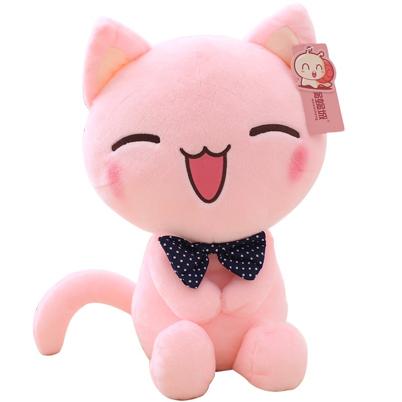 pink cat plush