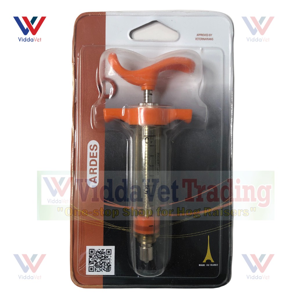 Ardes France Imported Fiberglass s.y.ri.n.ge 10ml/20ml for livestock pigs cattle chicken goat sheep #2