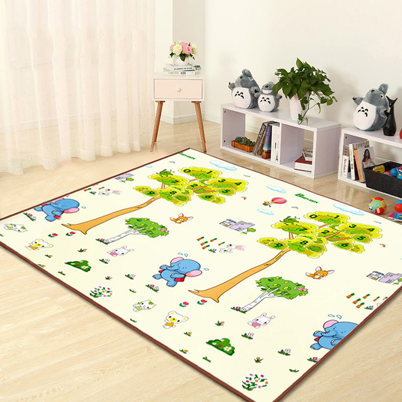 Sunnybee Area Rug Easter Cute Rabbit Soft Non-Slip Modern Rugs Easy to Clean Indoor/Outdoor Carpets Stain Resistant Fade Floor Mat Rug for Bedroom Bathroom Dining Room 36.2in Round 