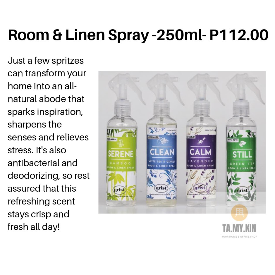 Room and Linen Spray 250 ml KINDLY READ DESCRIPTION Shopee Philippines