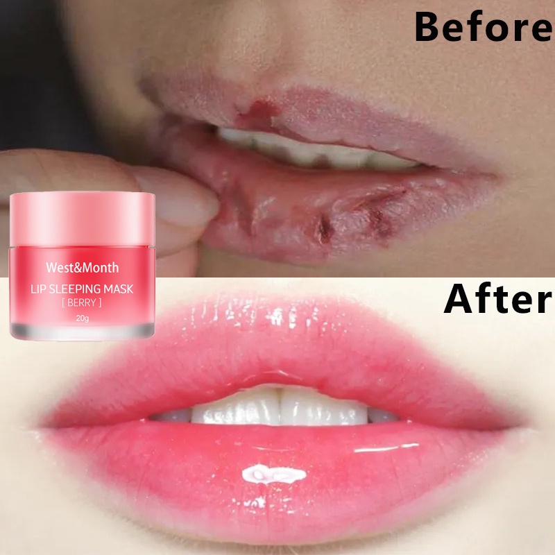 Lip Sleeping Mask Night Sleep Maintenance Moistened Lip Balm Lips