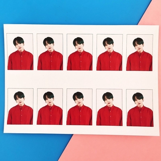 BTS MAP OF THE SOUL ONE ON: E One Inch Photo ID Photo Collection Card