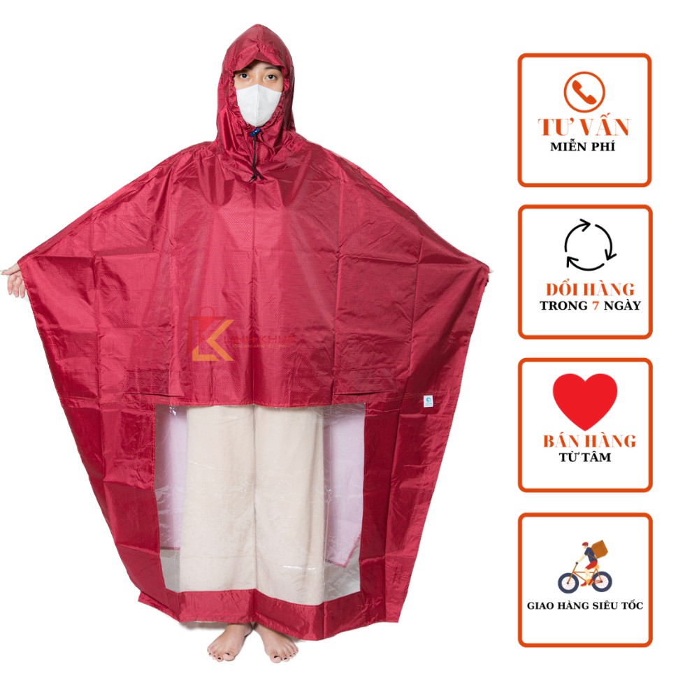 1-head Bat Wing Raincoat + High-Quality Parachute Fabric + Thanh Long ...