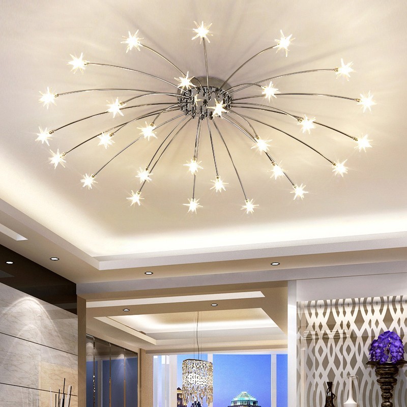 Star Ceiling Light For Bedroom Restaurant Home Lighting