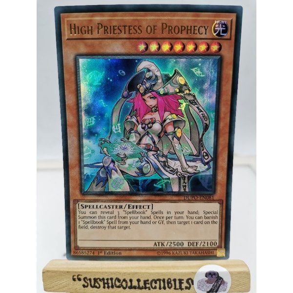 Yugioh! 1x High Priestess Of Prophecy (dupo - Ultra Rare) 1st Edition 