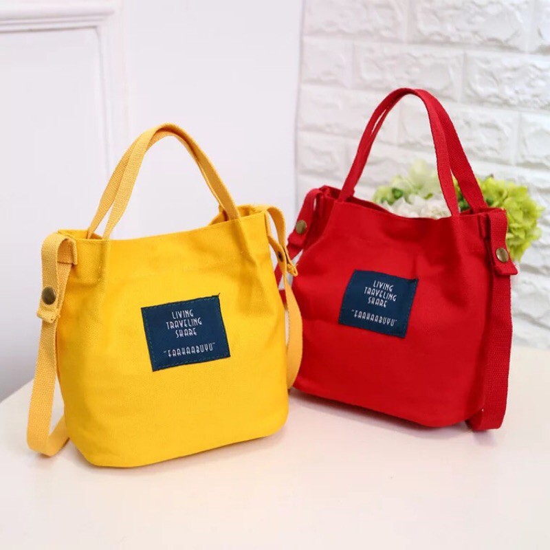 Mumu #2023 Cute Canvas Bucket Mini Sling Bag For Women Bags | Shopee ...