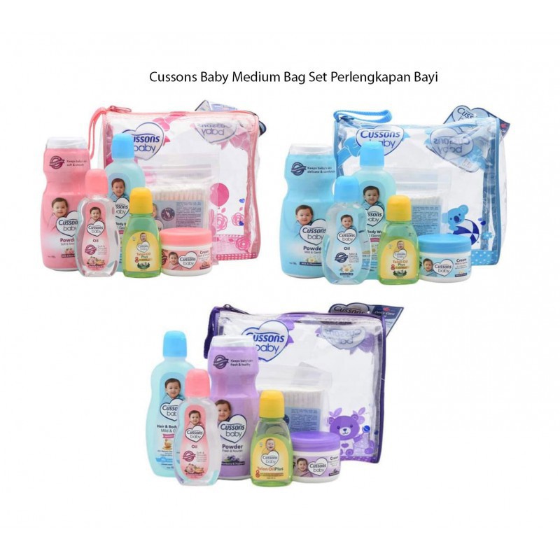 Cussons Baby Medium Bag Gift Set Baby Bath Soap Package Shopee Philippines