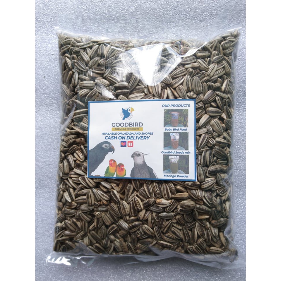 Striped Sun Flower Seeds For Budgies, African Love Birds, Canary, Cockatiels, 300 Grams #2