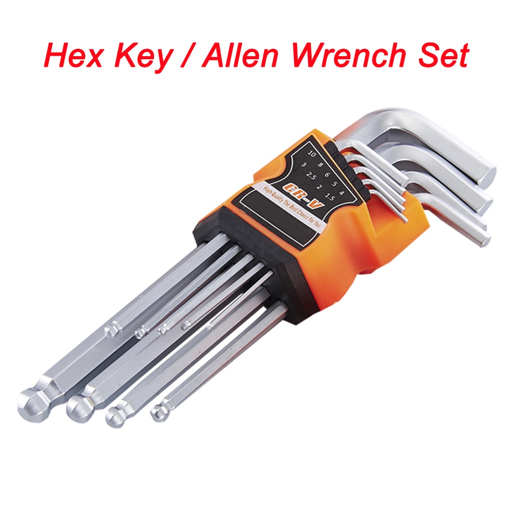 Piece Zeon Metric Hex Key Wrench Set For Damaged Fasteners