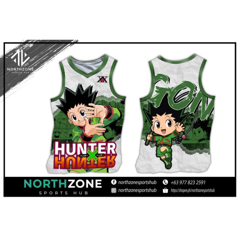 Hunterxhunter Anime Full Sublimation Collection Jersey Top Gon Hisoka Killua Kurapika Leorio Shopee Philippines