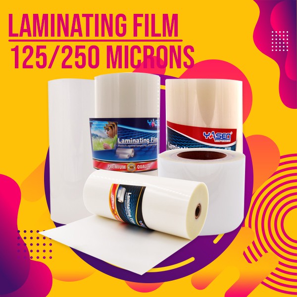 Yasen Laminating Film Roll 4" / 9" / 12" (125 250 microns) Shopee Philippines
