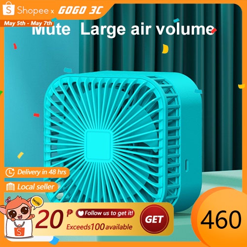 Desktop Fan Mini Foldable Retractable Fan Usb Rechargeable Portable Fan