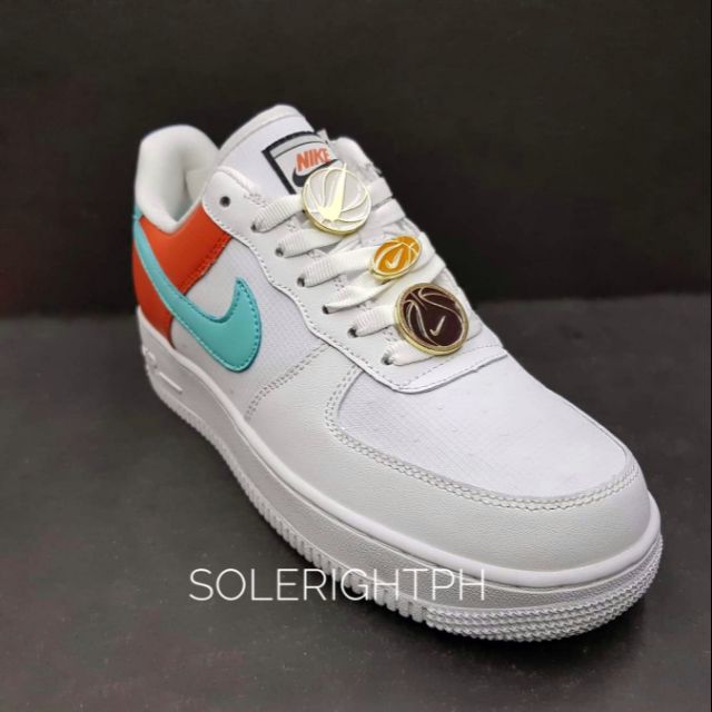 aqua clay air force 1