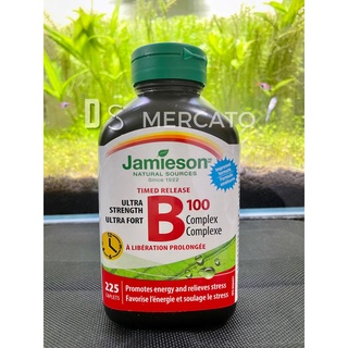 Jamieson Timed Release Ultra Strength B100 Complex 225ct/120ct Expiry ...