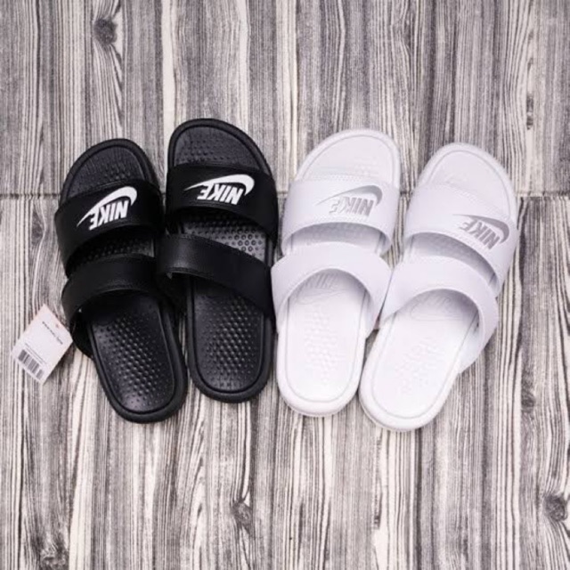 nike 2 strap slides