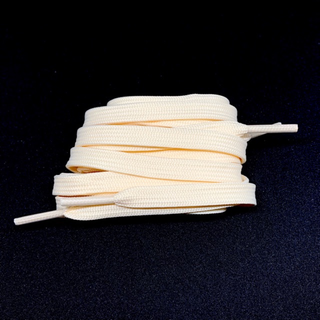 cream flat laces
