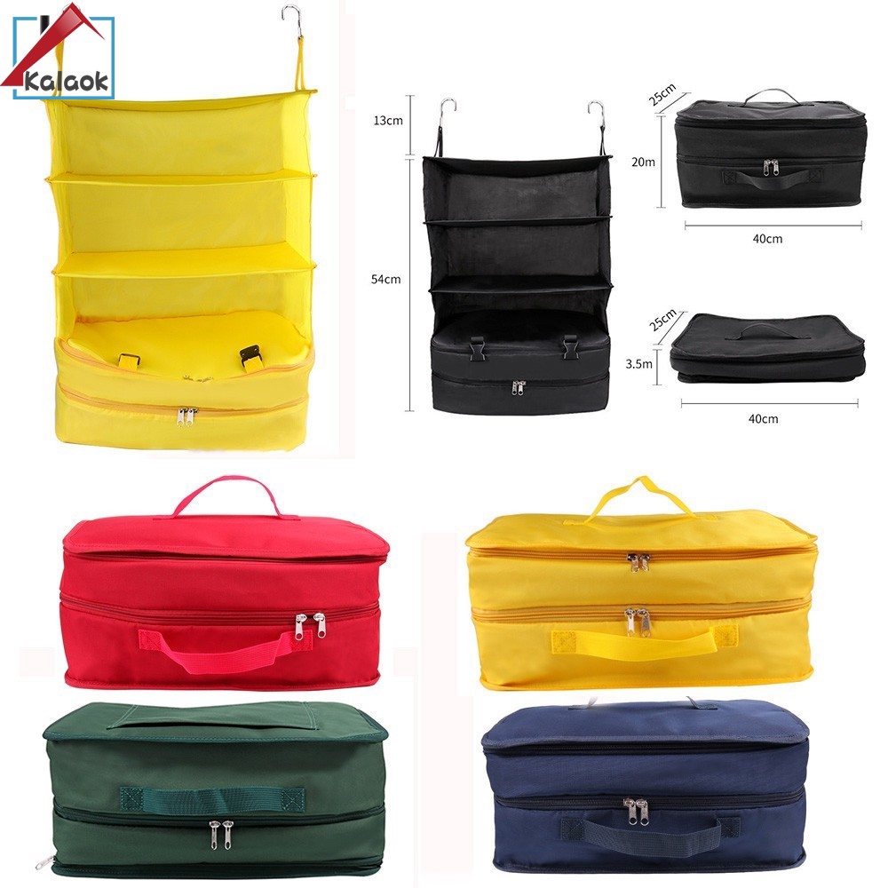 expandable hanging suitcase organizer