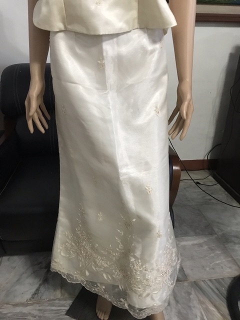 off white gown for ninang