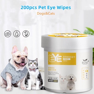 Wipes For Dogs Pet Eye Wipes Dog Eye Wet Wipe Cat Eye Wipe Pet Tear Stain Remover Wipes 200PCS