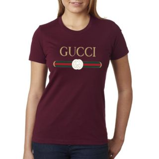 maroon gucci shirt