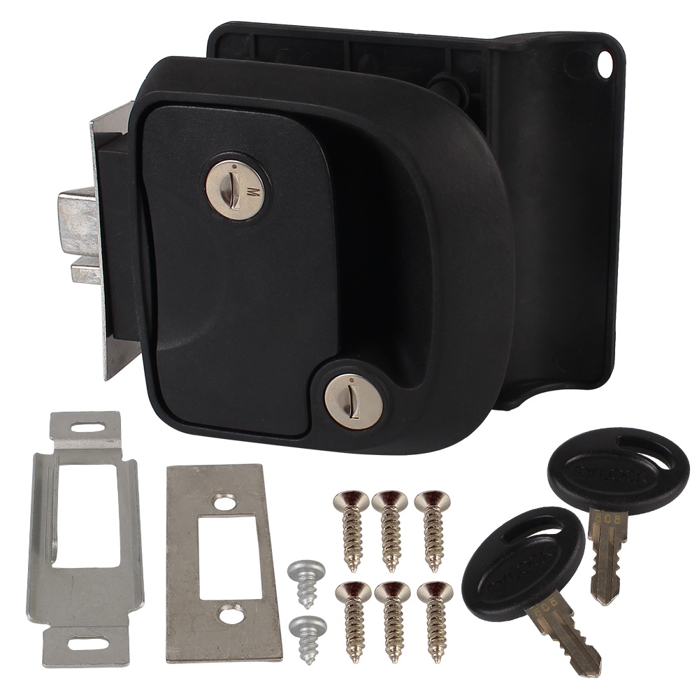 RV Camper Trailer Entry Door Lock Double Open Door Lock Door Latch