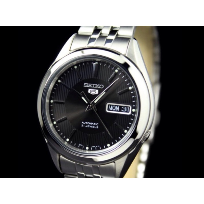 seiko 5 men's snkl23 stainless steel automatic casual watch