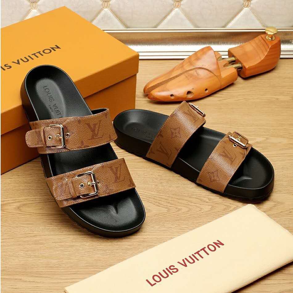LV Sandals For Women Flat On Sale Size (36-41) Classicl Louis Vuitton Women&#39;s Slide Slippers COD ...