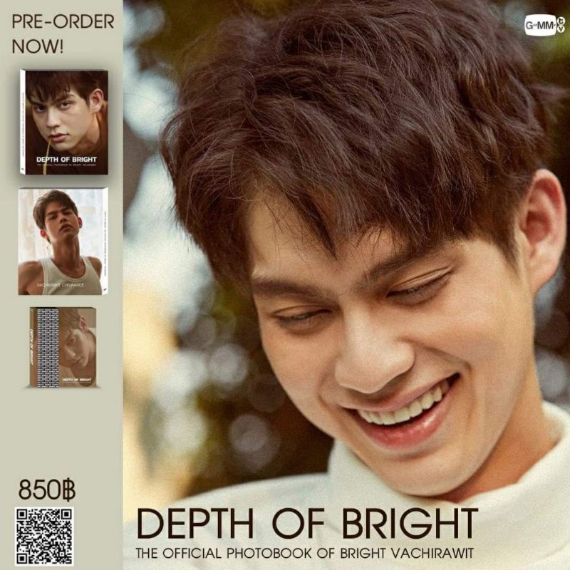 Depth of Bright (Official Photobook of Bright Vachirawit) | Shopee 