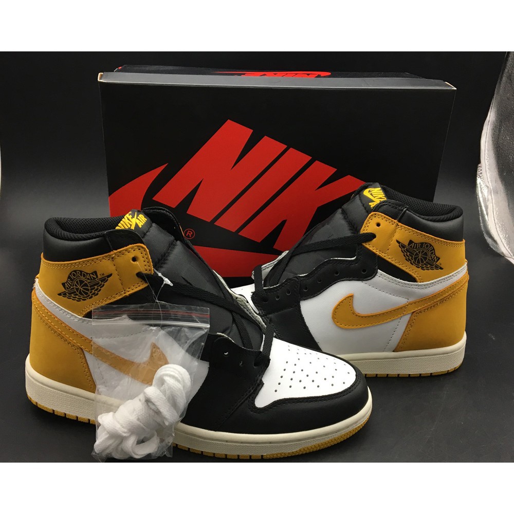 nike air jordan 1 retro high og yellow ochre