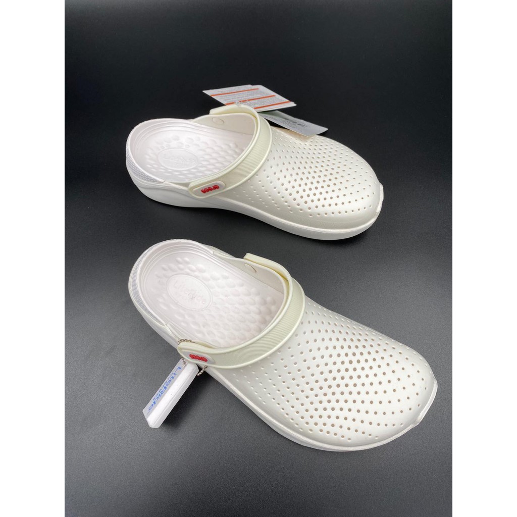 crocs literide pearl white