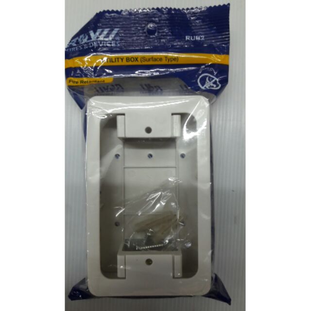 Royu Utility Pvc Switch Box Surface Type Shopee Philippines