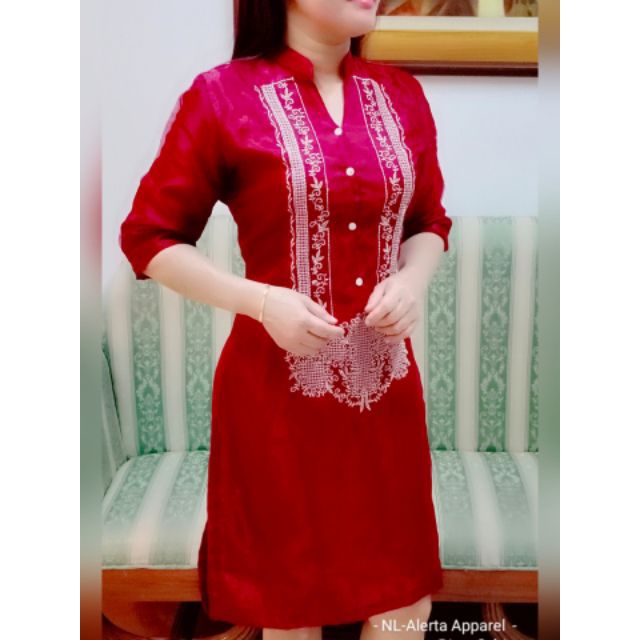 modern filipiniana barong dress