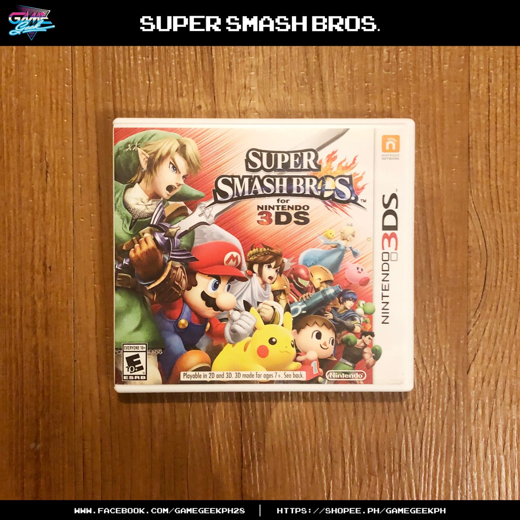 super smash bros 3ds used