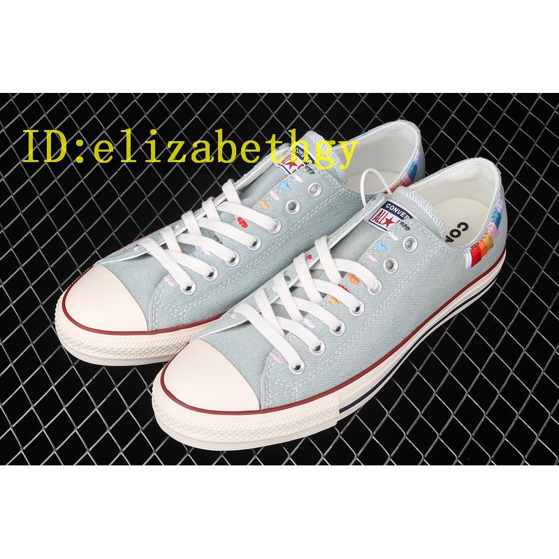 embroidered canvas shoes