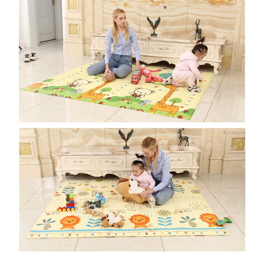 XPE Baby Blanket Carpet Floor Mat Play Mat Soft Playmats Foldable Rug