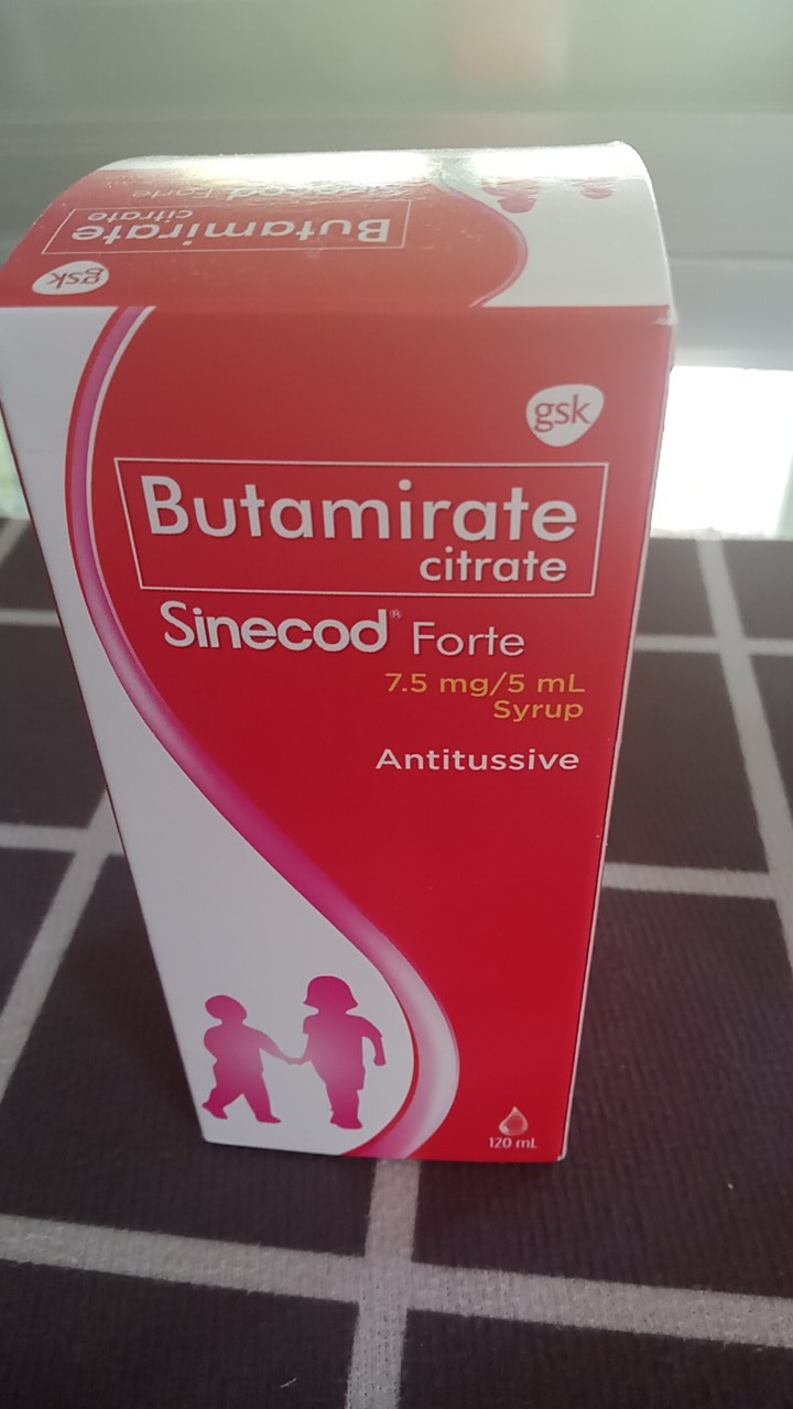 Sinecod Forte Syrup 120ml 7 5mg 5ml Shopee Philippines