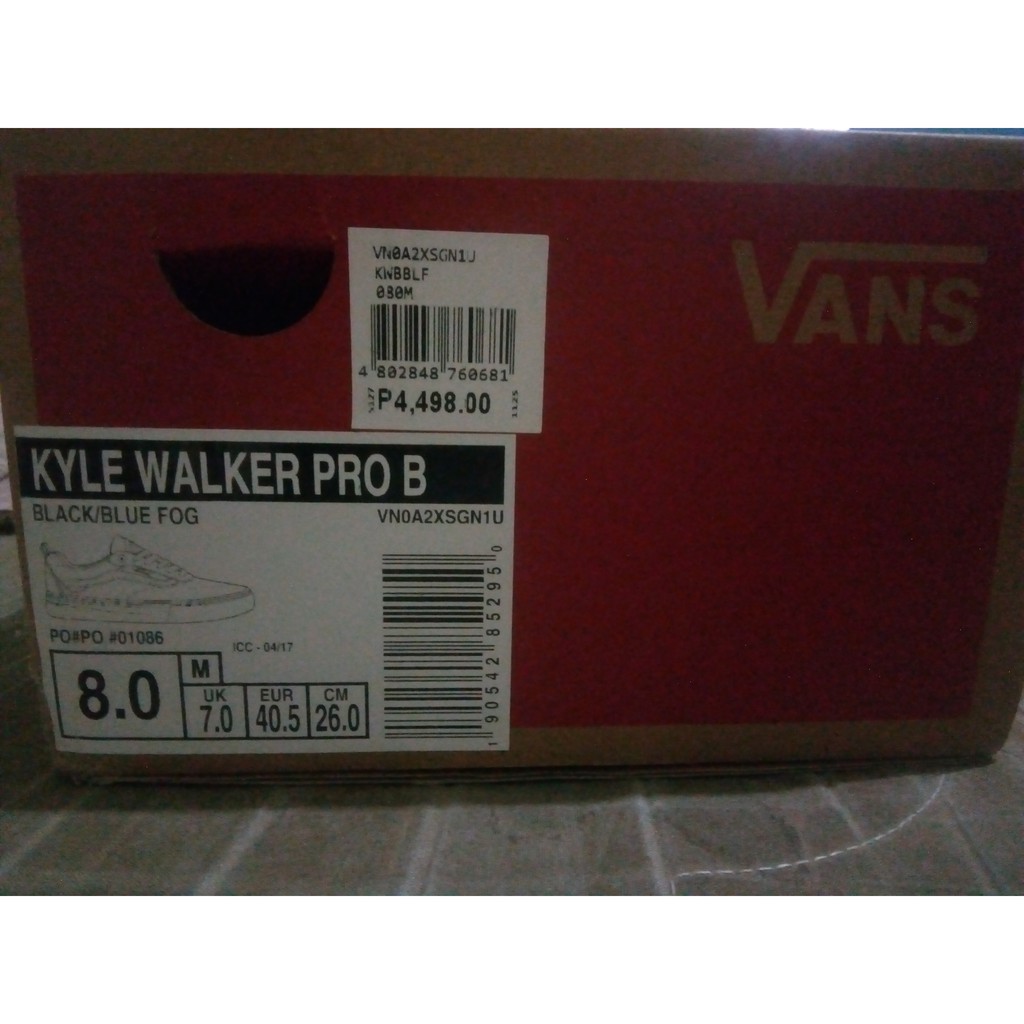 vans kyle walker pro price in philippines