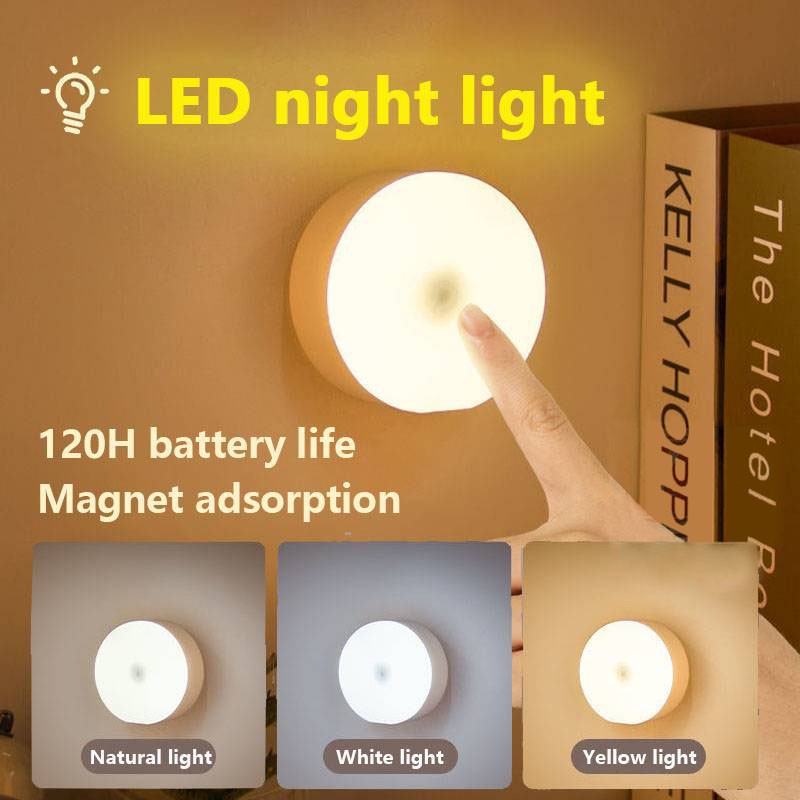 [Ready Stock] Rechargeable Night Light Tapping Lamp Desk Lamp 120H Usb