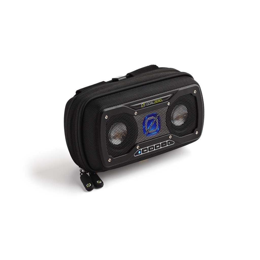 rock out 2 solar rechargeable speaker