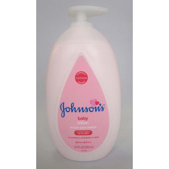 johnson and johnson pink baby lotion