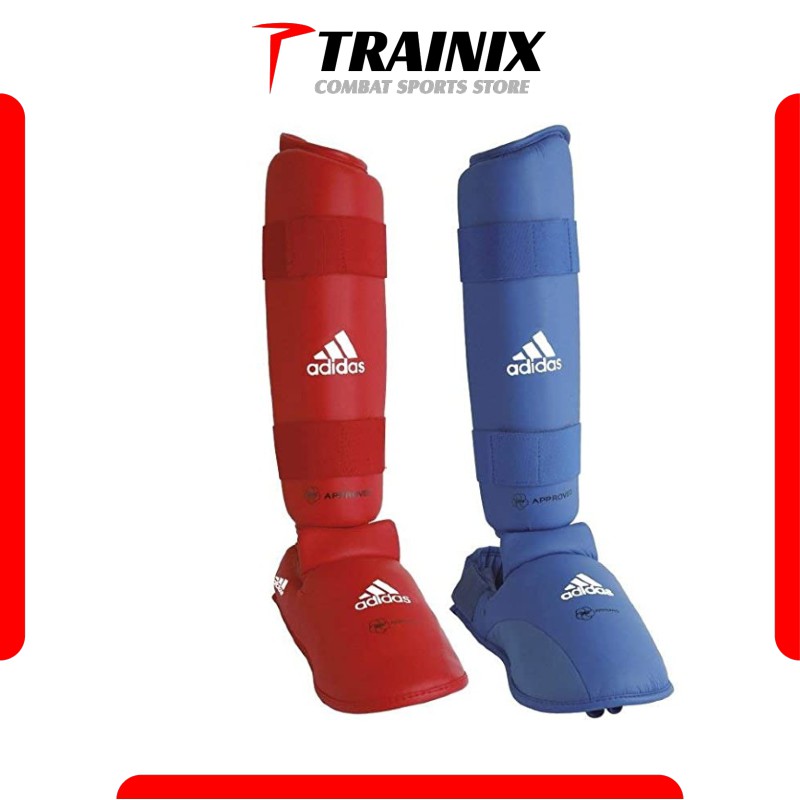 Adidas WKF Skin Removable Instep Martial Arts Leg Protector K661.35