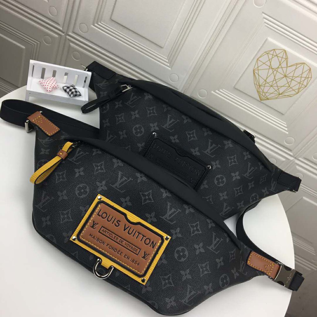 louis vuitton waist bag black