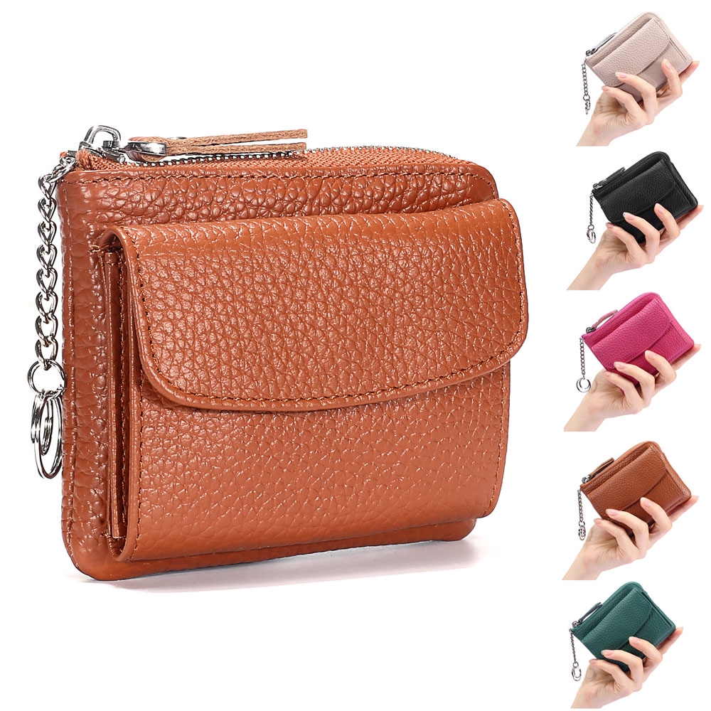 red business card holder