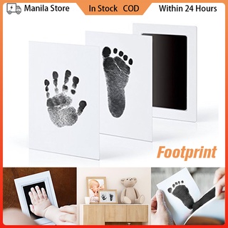 Non-toxic Newborn Baby Handprint Footprint Clean Touch Ink Pad Kit Safe For Baby Souvenirs