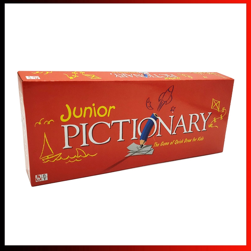 Board Game Kids Junior Pictionary Board Game Draw Guess Family Party