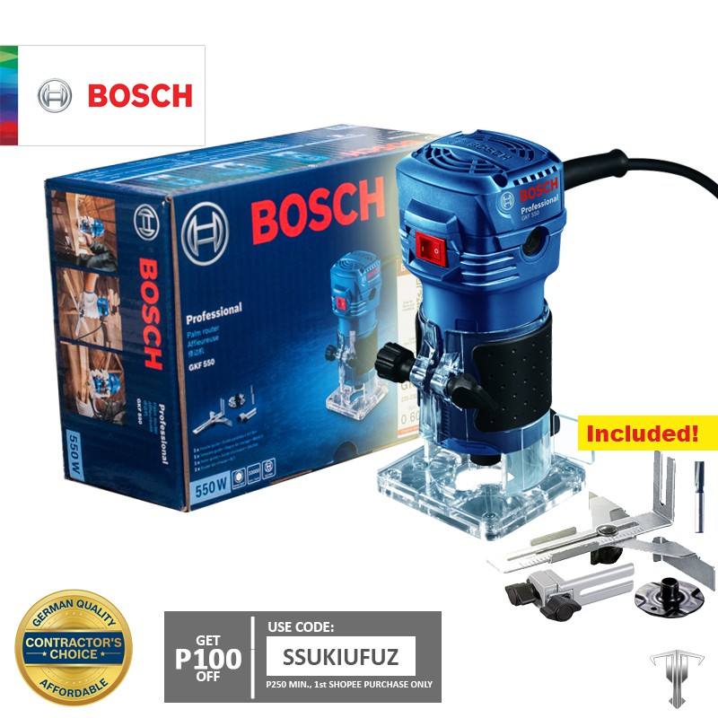 Bosch Gkf 550 Professional Palm Router Trimmer Shopee Philippines