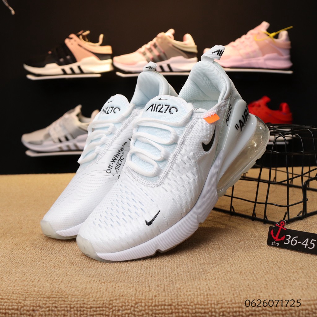 white nike 270 size 5